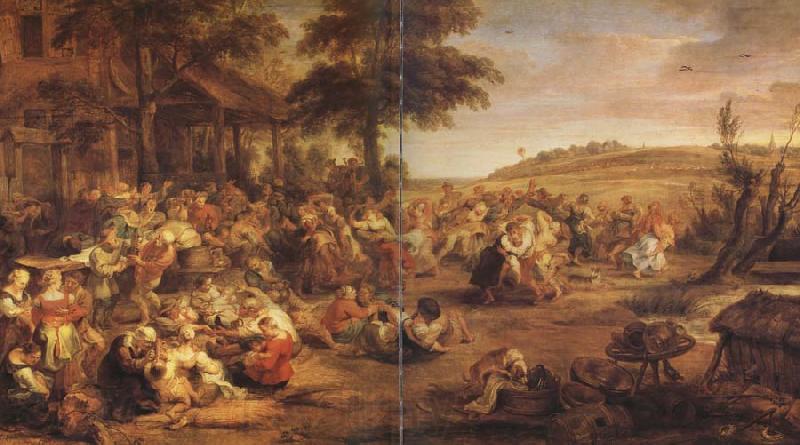 Peter Paul Rubens La Kermesse ou Noce de village Germany oil painting art